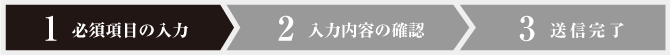 必須項目の入力